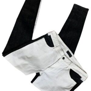 Koral White and Black skinny Jeans